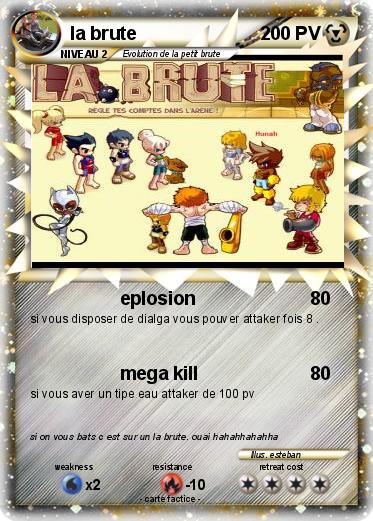 Pokemon la brute
