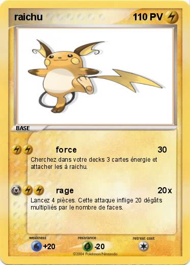 Pokemon raichu 