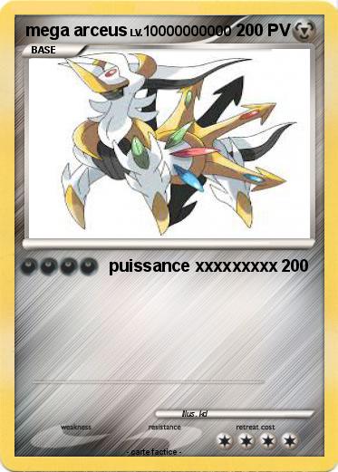 Pokemon mega arceus