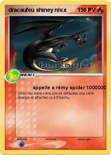 Pokemon dracaufeu shiney niv.x