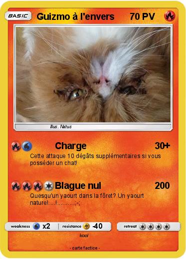 Pokemon Guizmo à l'envers