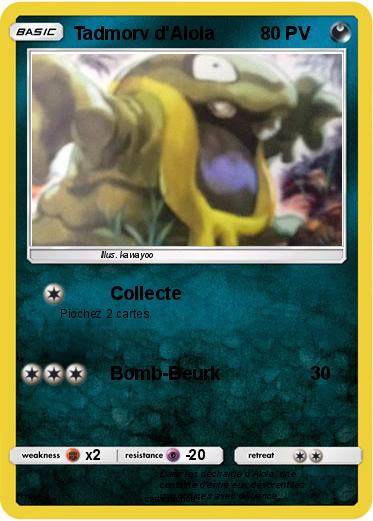 Pokemon Tadmorv d'Alola