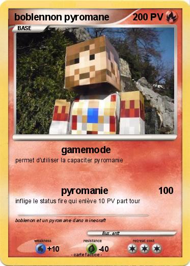 Pokemon boblennon pyromane