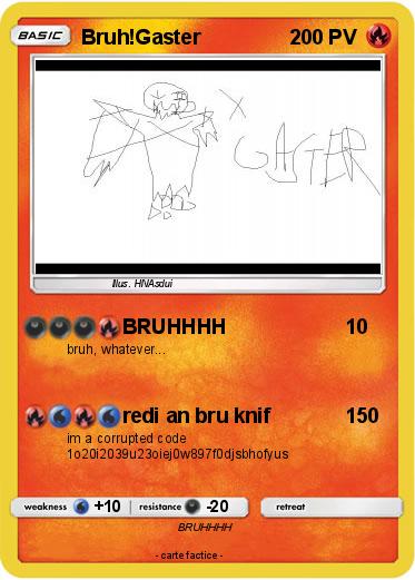 Pokemon Bruh!Gaster