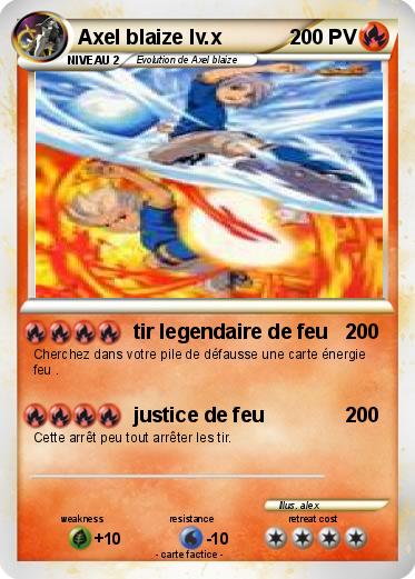 Pokemon Axel blaize lv.x