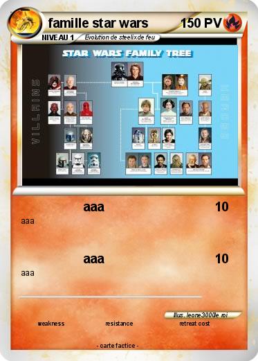 Pokemon famille star wars