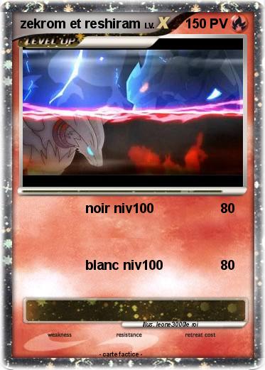 Pokemon zekrom et reshiram