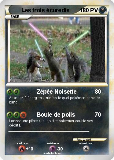Pokemon Les trois écuredis