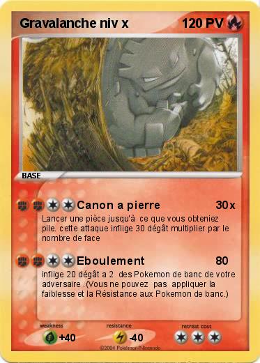 Pokemon Gravalanche niv x