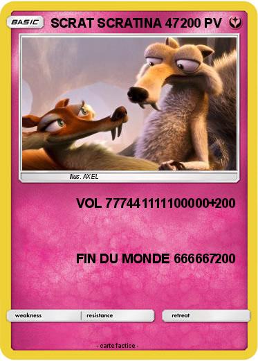 Pokemon SCRAT SCRATINA 47