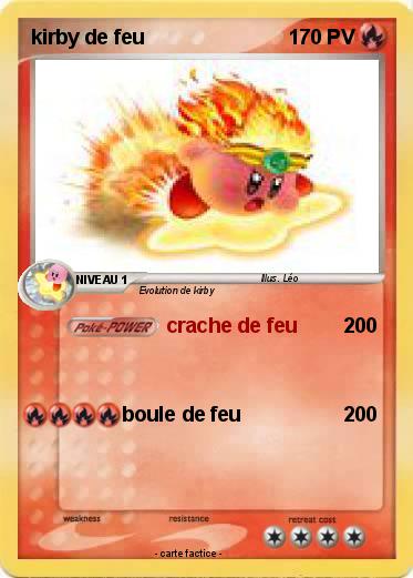 Pokemon kirby de feu