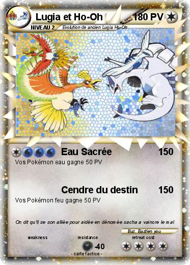 Pokemon Lugia et Ho-Oh
