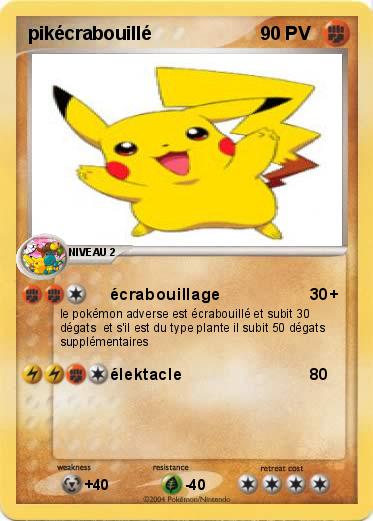 Pokemon pikécrabouillé
