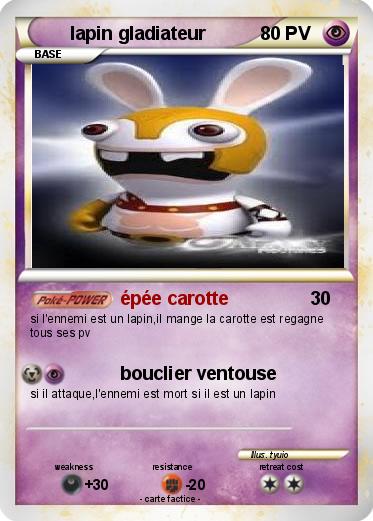 Pokemon lapin gladiateur