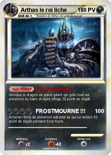 Pokemon Arthas le roi liche