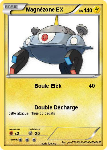 Pokemon Magnézone EX