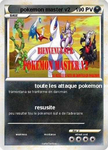 Pokemon pokemon master v2