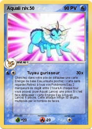 Pokemon Aquali niv.50