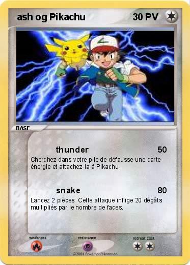 Pokemon  ash og Pikachu