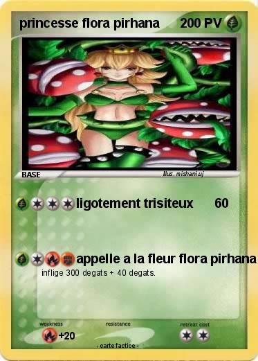 Pokemon princesse flora pirhana
