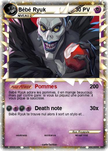 Pokemon Bébé Ryuk
