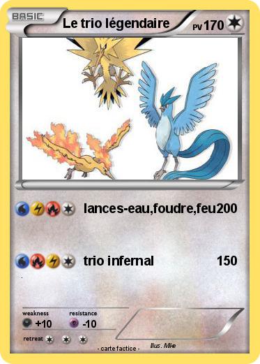 Pokemon Le trio légendaire