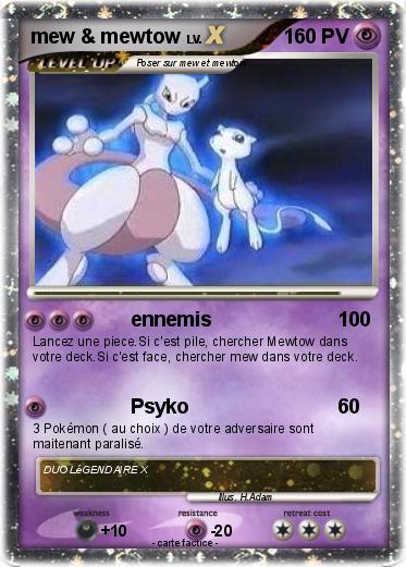 Pokemon mew & mewtow