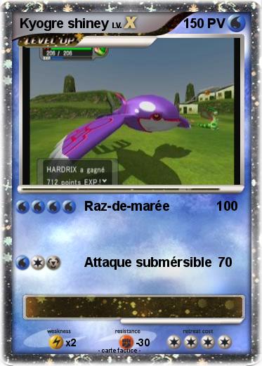 Pokemon Kyogre shiney