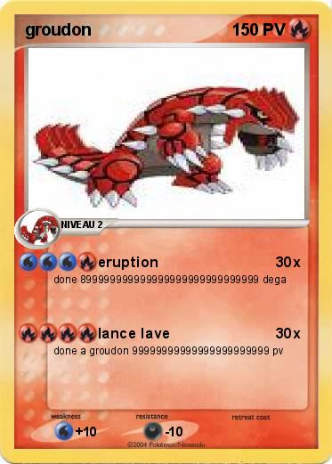 Pokemon groudon