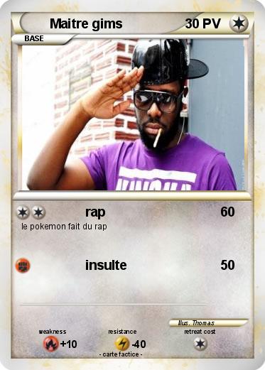 Pokemon Maitre gims
