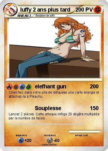 Pokemon luffy 2 ans plus tard