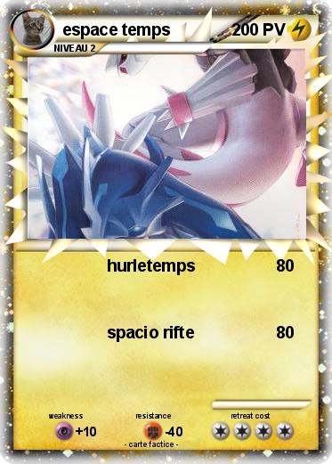 Pokemon espace temps