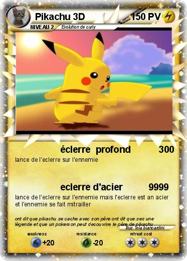 Pokemon Pikachu 3D