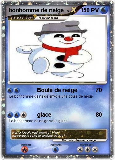 Pokemon bonhomme de neige