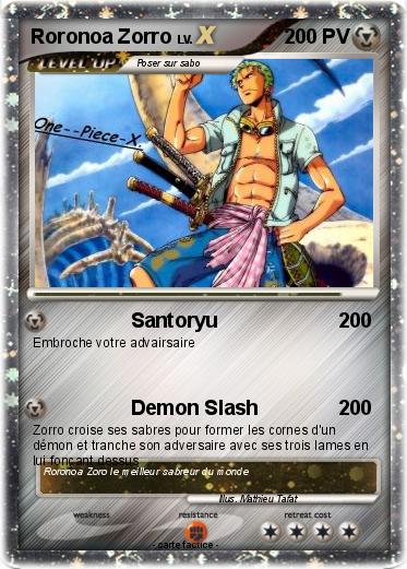 Pokemon Roronoa Zorro