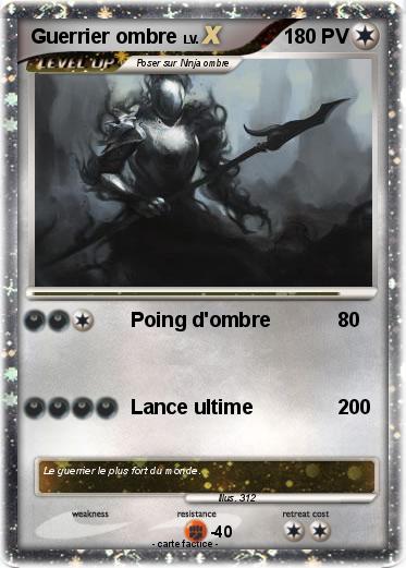 Pokemon Guerrier ombre
