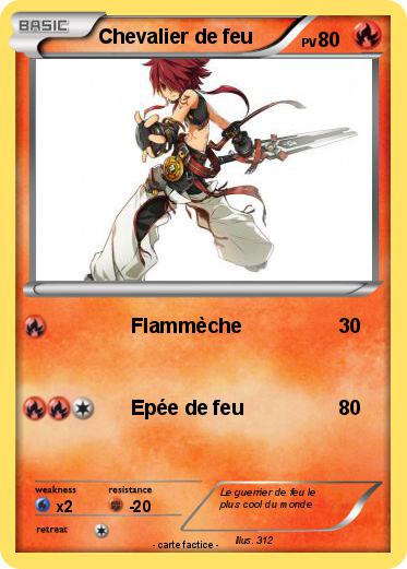Pokemon Chevalier de feu