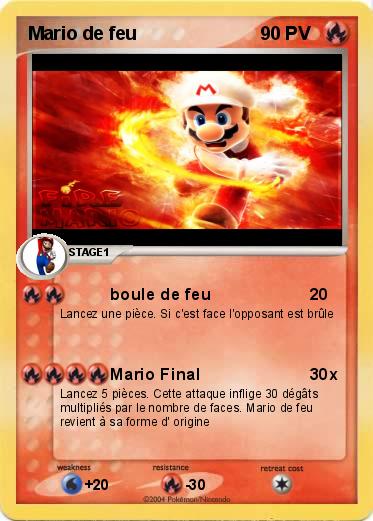 Pokemon Mario de feu
