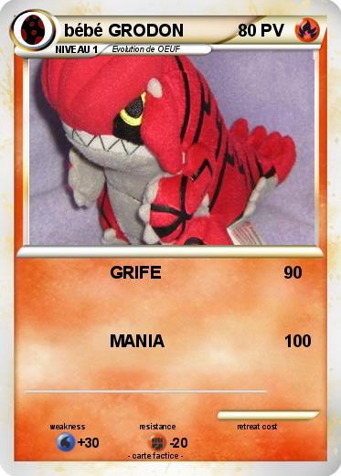 Pokemon bébé GRODON