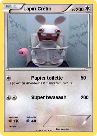 Pokemon Lapin Crétin