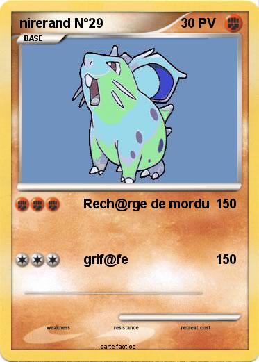 Pokemon nirerand N°29