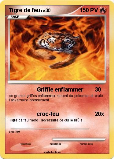 Pokemon Tigre de feu