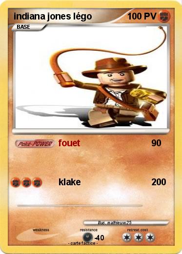 Pokemon indiana jones légo