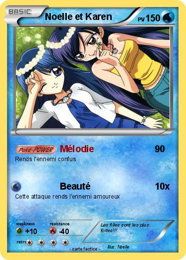 Pokemon Noelle et Karen