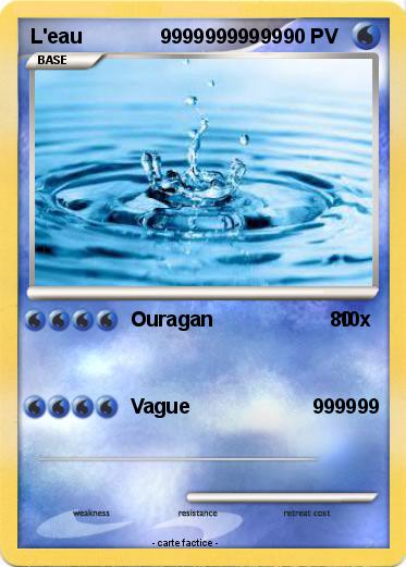 Pokemon L'eau              99999999999