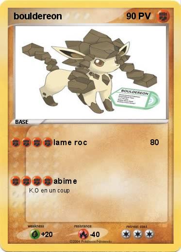 Pokemon bouldereon