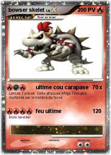 Pokemon bowser skelet
