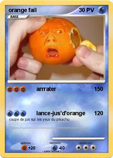 Pokemon orange fail