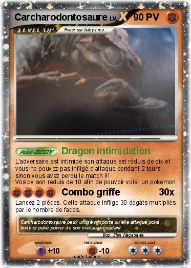Pokemon Carcharodontosaure