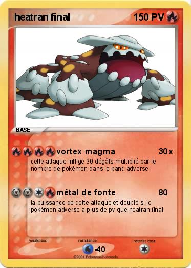 Pokemon heatran final